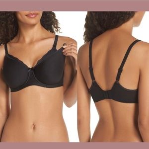 NWT Freya [ 30I US ] Pure Underwire Spacer Foam Nursing‎ Bra in Black